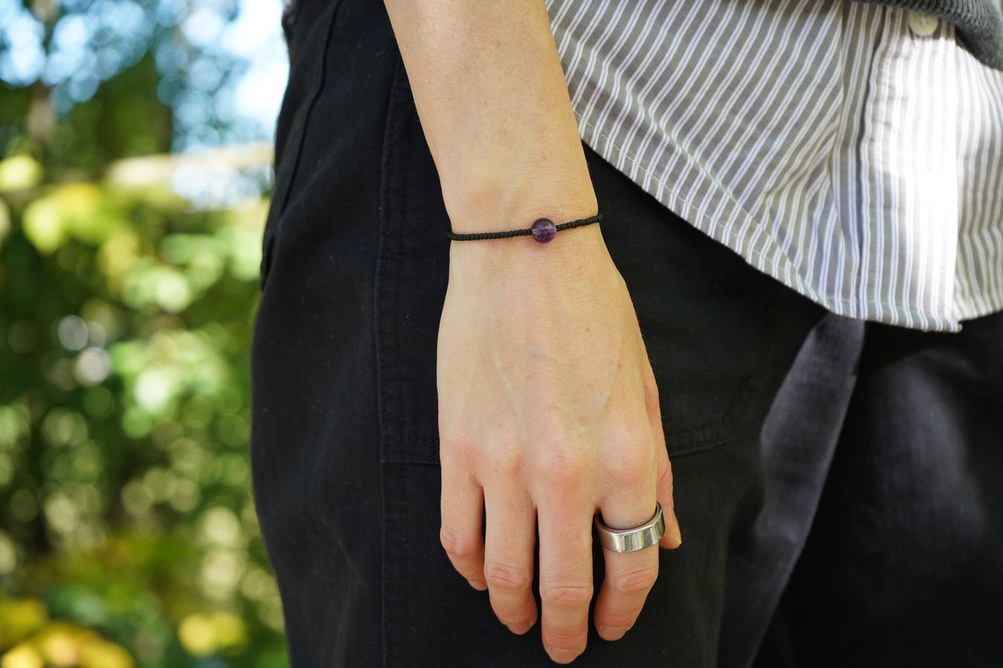 Amethyst Gemstone Bracelet