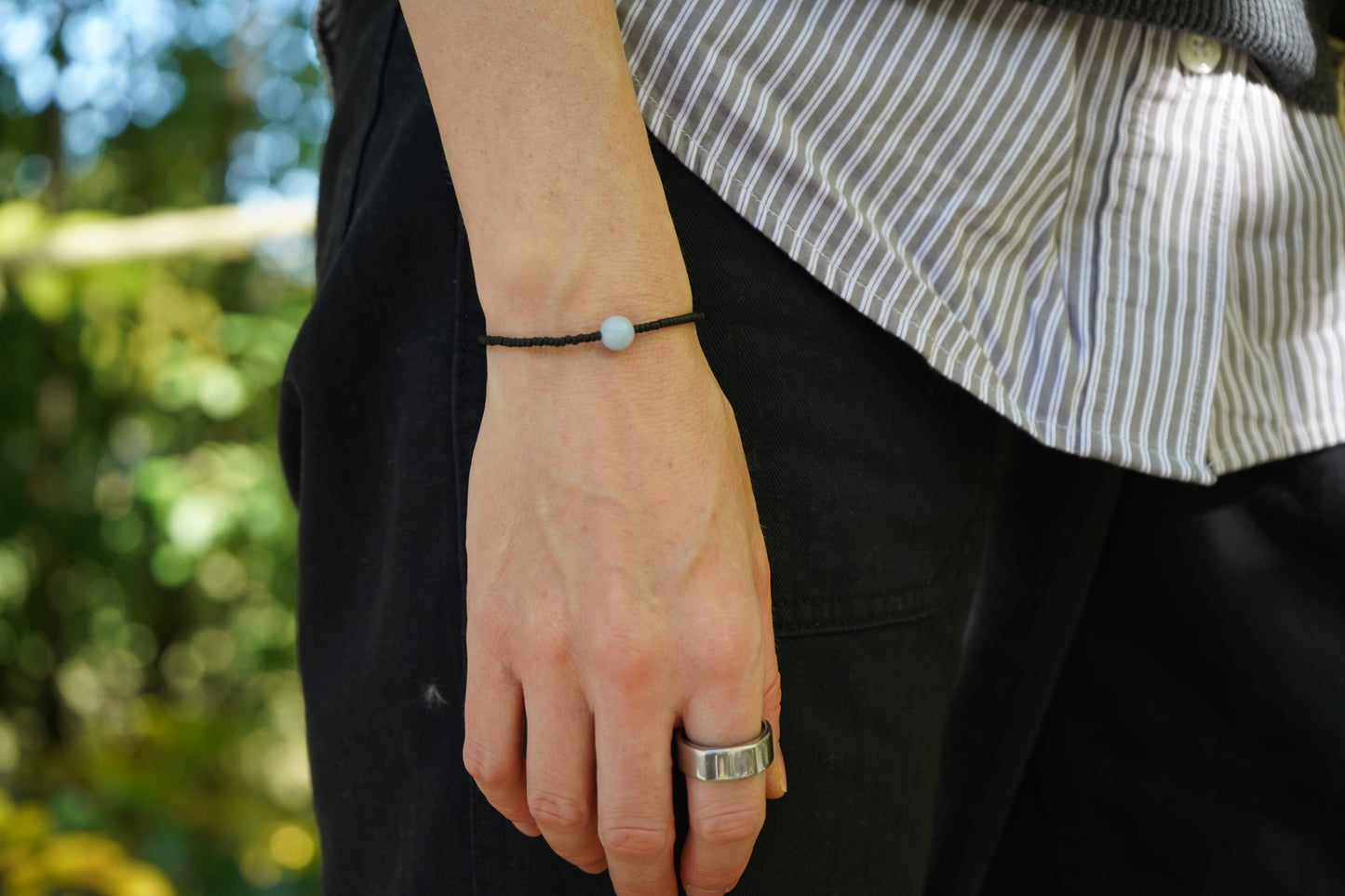 Angelite Gemstone Bracelet