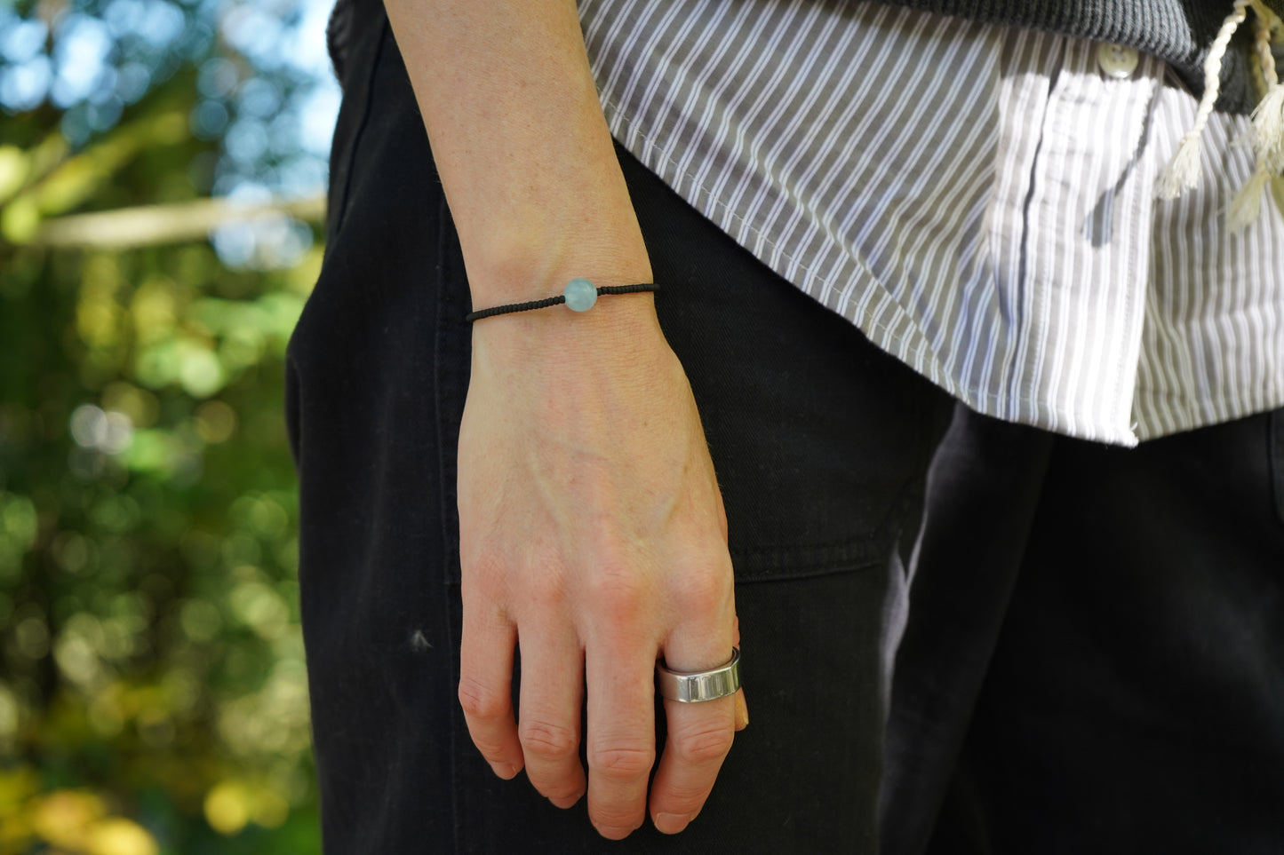 Aquamarine Gemstone Bracelet