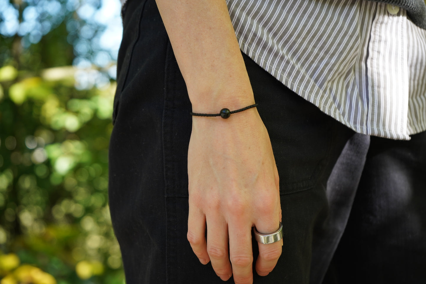 Black Tourmaline Gemstone Bracelet