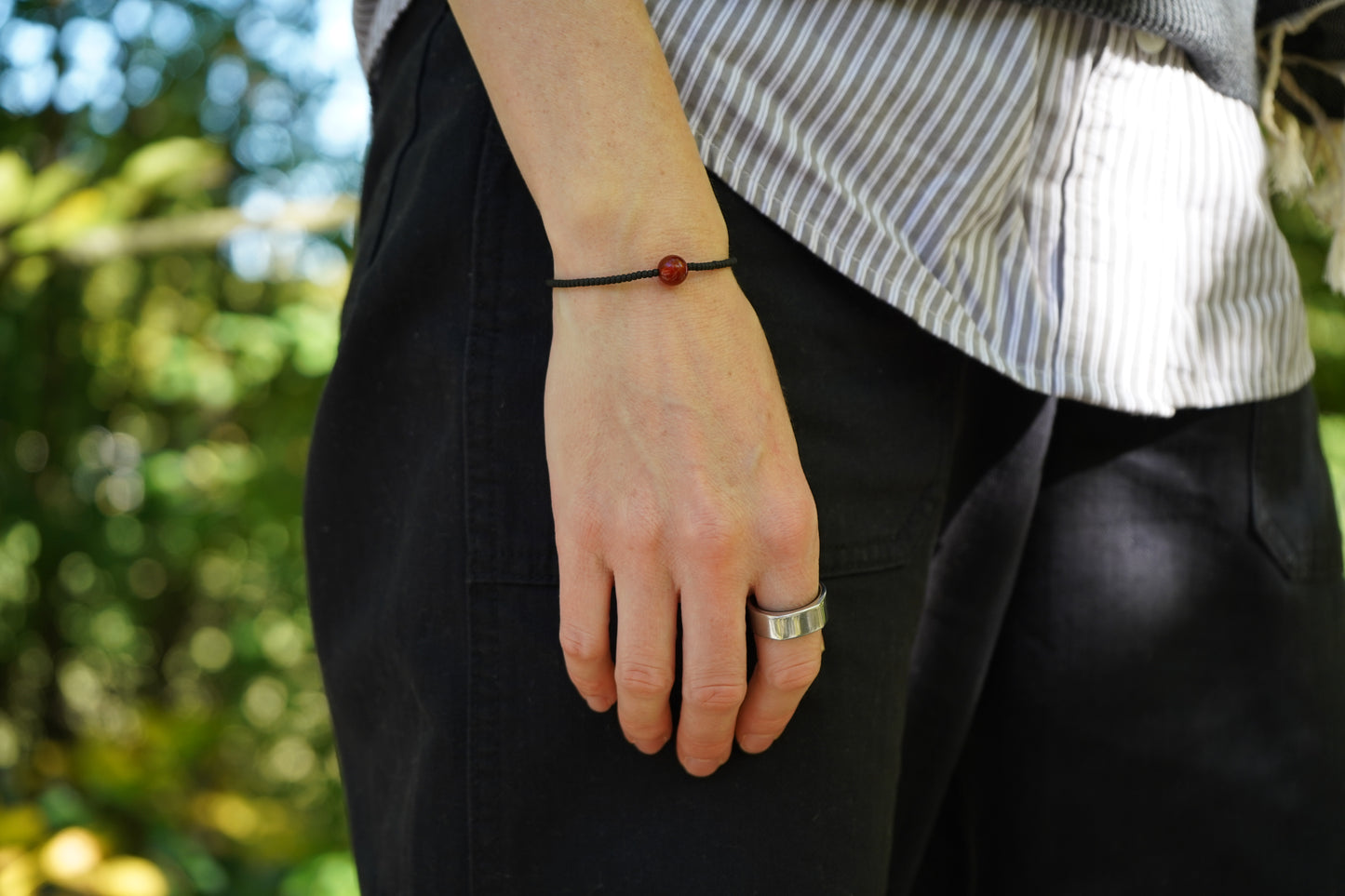 Carnelian Gemstone Bracelet