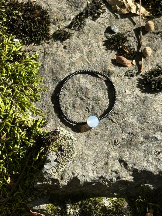 Blue Chalcedony Gemstone Bracelet